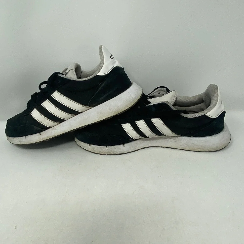Adidas V Racer 2.0 Mens Sneakers Black White FZ0958 Low Top Shoes Size 10